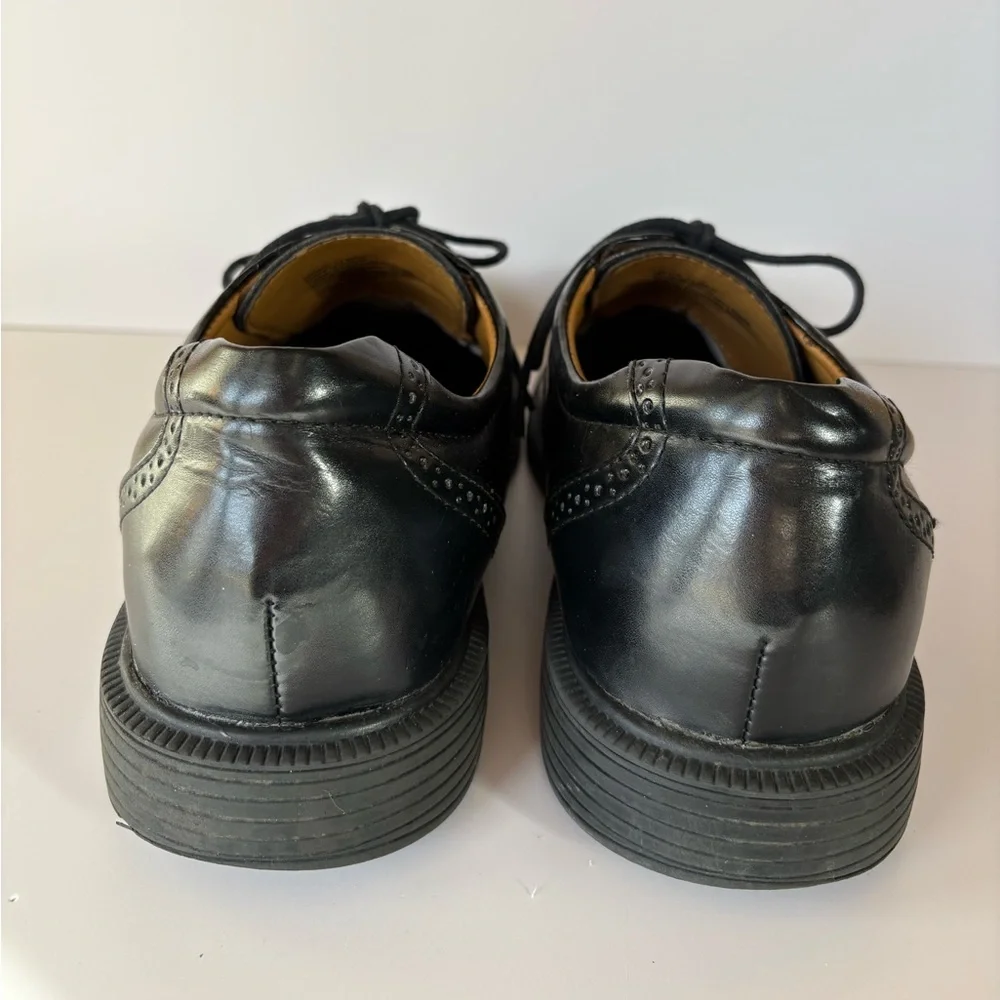 Croft & Barrow Core Technology Black Leather Wingtip Oxford Dress Shoes